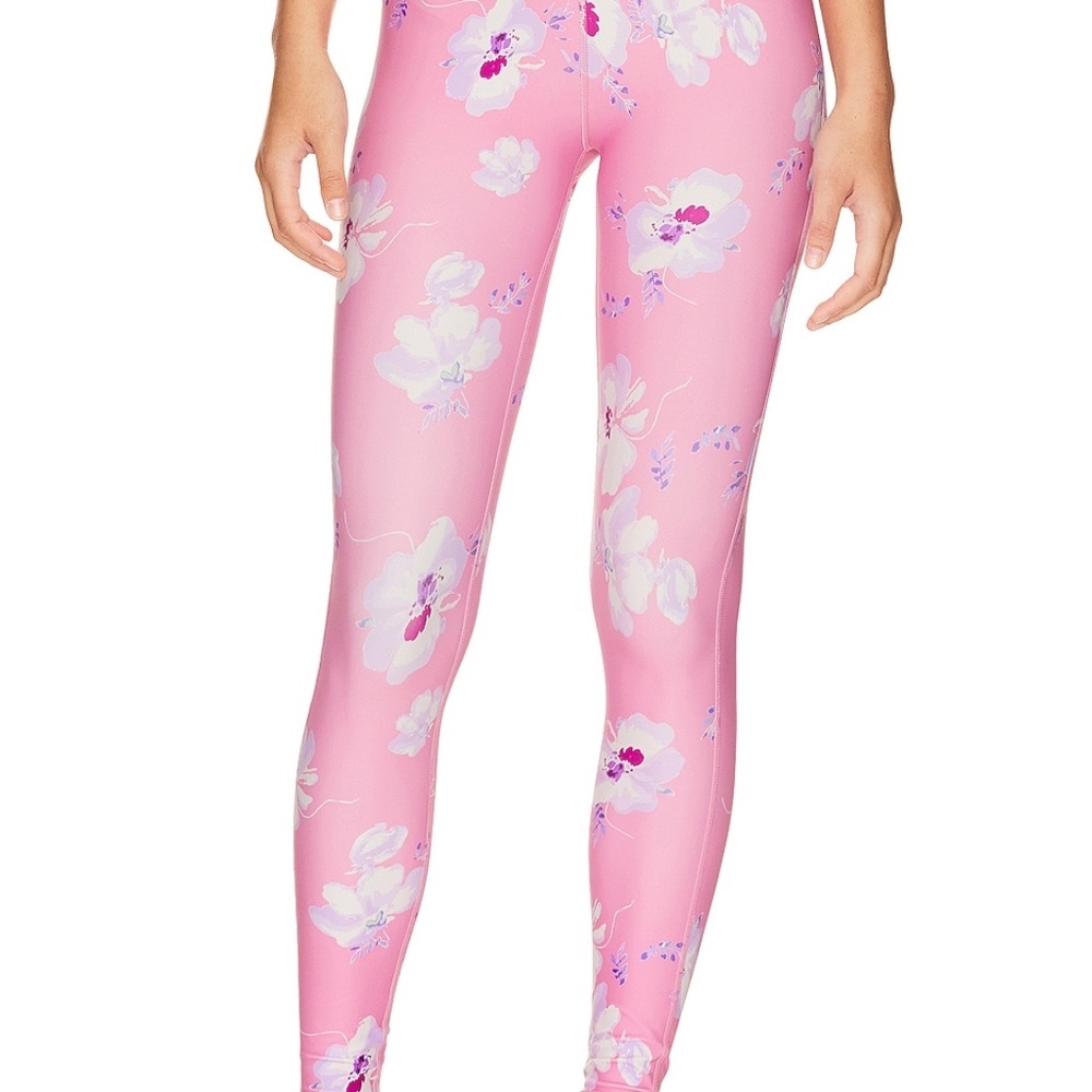LSF x Beach Riot Pink Floral Leggings Sold Out XS